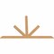 Ekena Millwork Saratoga Timber Gable Bracket, Western Red Cedar, 108"W x 68"H x 1 1/2"D x 5 1/2"F, 15/12 Pitch GBW108X68X0206SAR00SWR - alternate 5